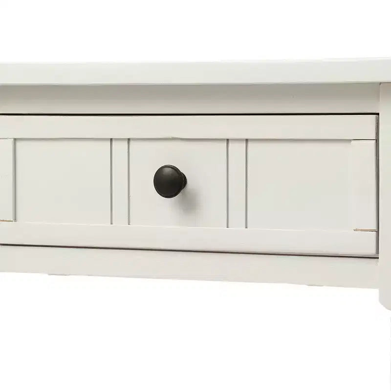 Console avec deux tiroirs et étagère inférieure