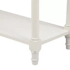 Console avec deux tiroirs et étagère inférieure