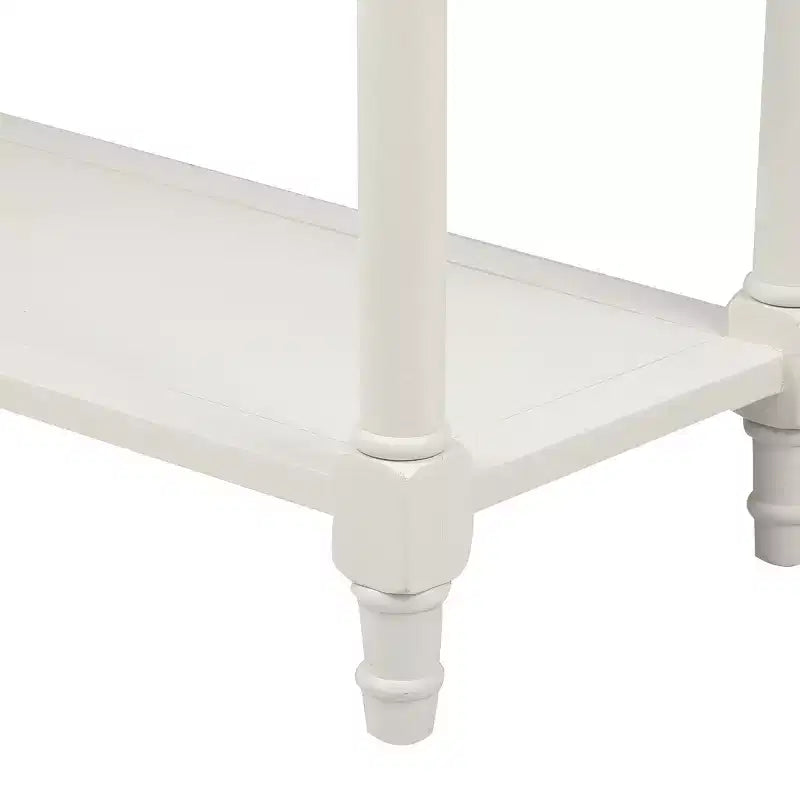 Console avec deux tiroirs et étagère inférieure