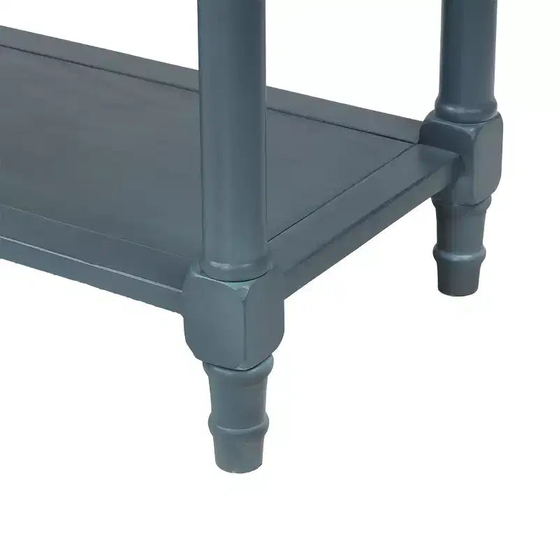 Console avec deux tiroirs et étagère inférieure