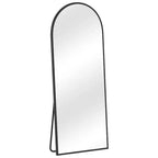 Miroir sur pied plein cadre arqué