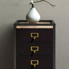 Meuble de classement mobile avec tiroirs en tissu, Organiseur de rangement roulant sous le bureau pour bureau à domicile