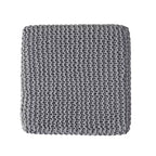 Pouf ottoman carré en coton