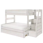 Twin Over Full Bunk Bed with Staircase and Trundle