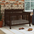 Lit de bébé convertible 4 en 1 – Bois de pin massif, Certifié GREENGUARD Gold