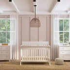 Lit de bébé convertible 4 en 1 – Bois de pin massif, Certifié GREENGUARD Gold