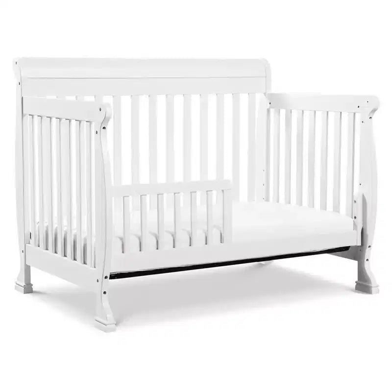 Lit de bébé convertible 4 en 1 – Bois de pin massif, Certifié GREENGUARD Gold