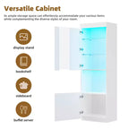 Meuble TV avec lumières LED et cheminée électrique pour téléviseurs jusqu'à 75 pouces
