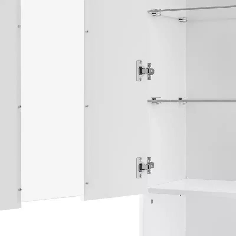 Meuble TV avec lumières LED et cheminée électrique pour téléviseurs jusqu'à 75 pouces