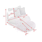 Fauteuil d'appoint avec pouf et repose-pieds