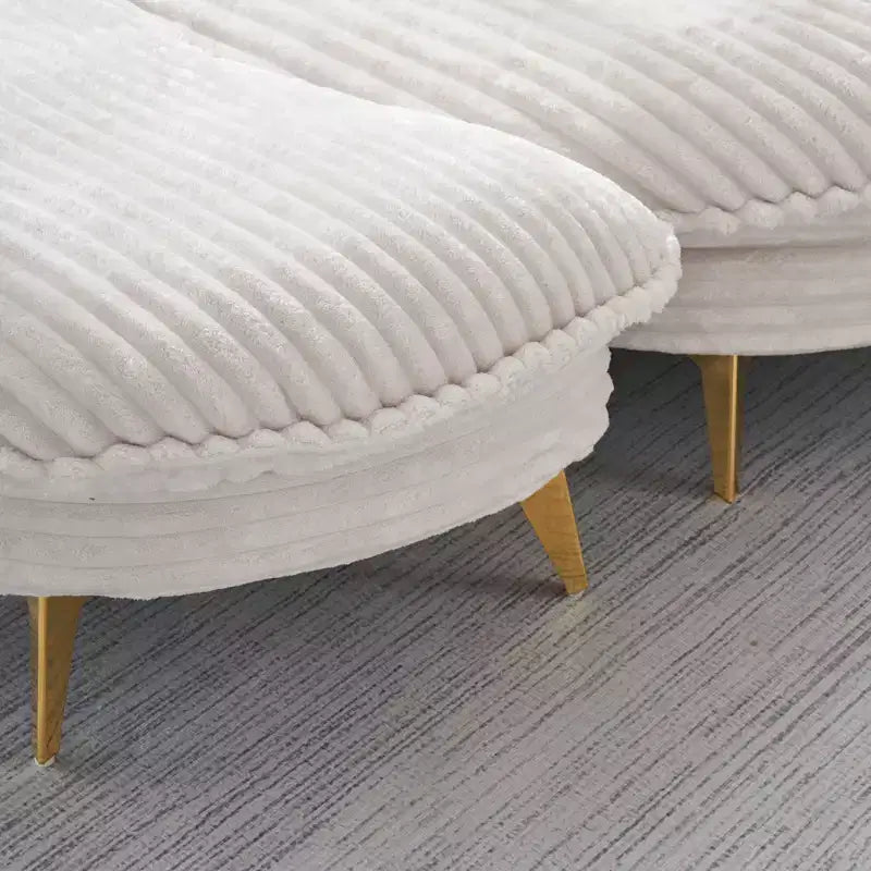 Accent Chair with Ottoman and Footrest