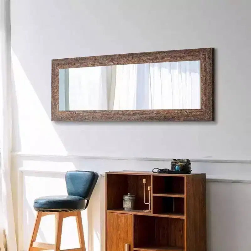 Miroir mural pleine longueur 61x22 pouces, cadre en métal arqué, chambre salle de bain salon