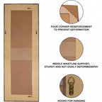 Miroir mural pleine longueur 61x22 pouces, cadre en métal arqué, chambre salle de bain salon