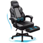 Chaise de jeu avec repose-pieds et support lombaire massant
