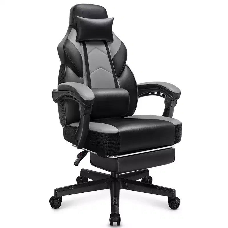 Chaise de jeu avec repose-pieds et support lombaire massant