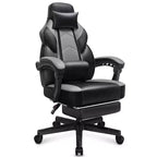 Chaise de jeu avec repose-pieds et support lombaire massant