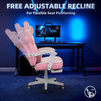 Chaise de jeu avec repose-pieds et support lombaire massant