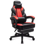 Chaise de jeu avec repose-pieds et support lombaire massant