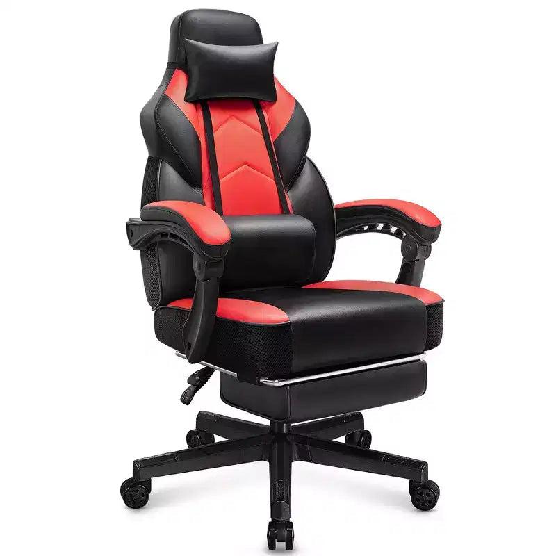 Chaise de jeu avec repose-pieds et support lombaire massant