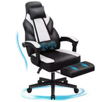 Chaise de jeu avec repose-pieds et support lombaire massant