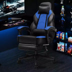 Chaise de jeu avec repose-pieds et support lombaire massant
