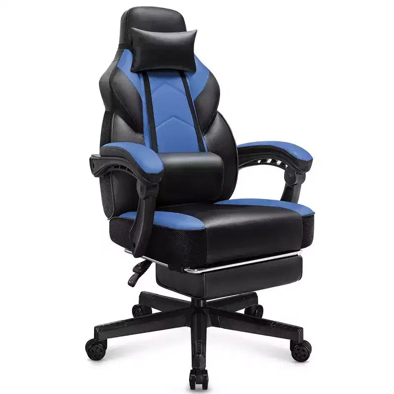 Chaise de jeu avec repose-pieds et support lombaire massant