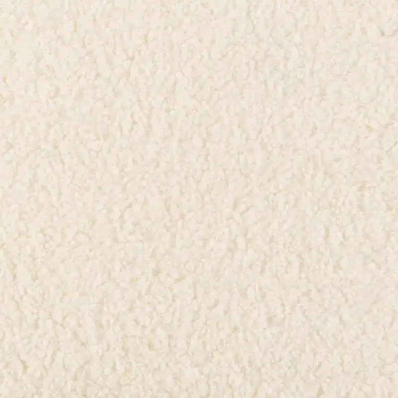 Fauteuil d'appoint à dossier haut en imitation peau de mouton