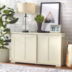 Modular Stackable Cabinet with Sliding Doors