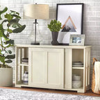 Modular Stackable Cabinet with Sliding Doors