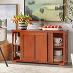 Modular Stackable Cabinet with Sliding Doors