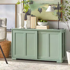 Modular Stackable Cabinet with Sliding Doors