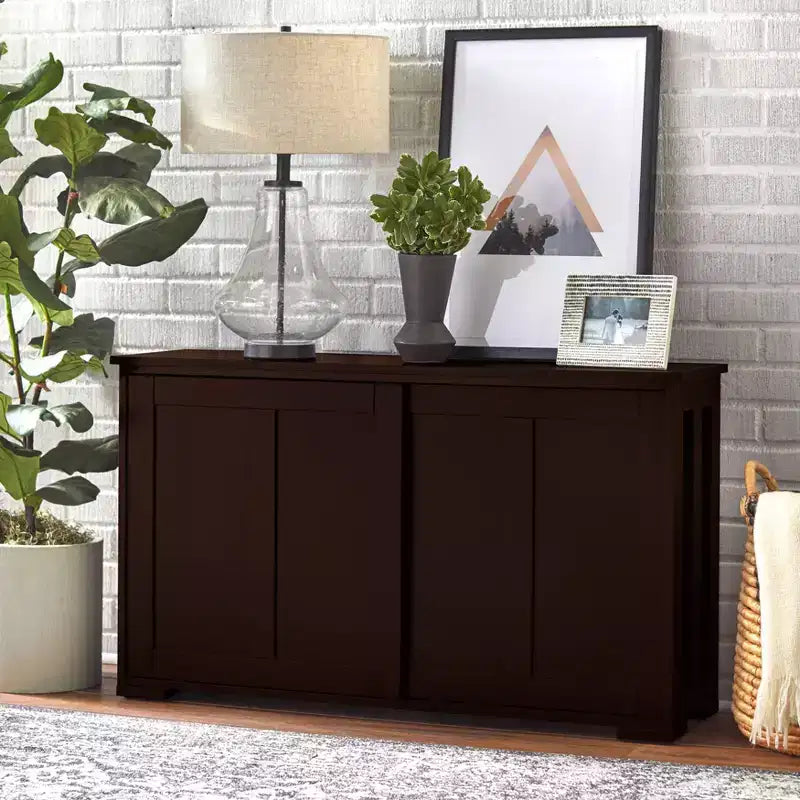 Modular Stackable Cabinet with Sliding Doors