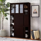 Modular Stackable Cabinet with Sliding Doors