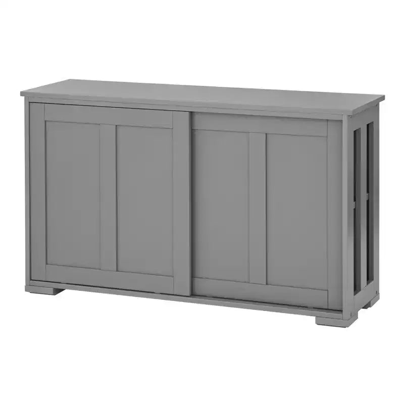Modular Stackable Cabinet with Sliding Doors