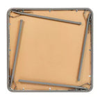 Foldable Card Table with Padded Vinyl Top – Seats 4, Portable Folding Design