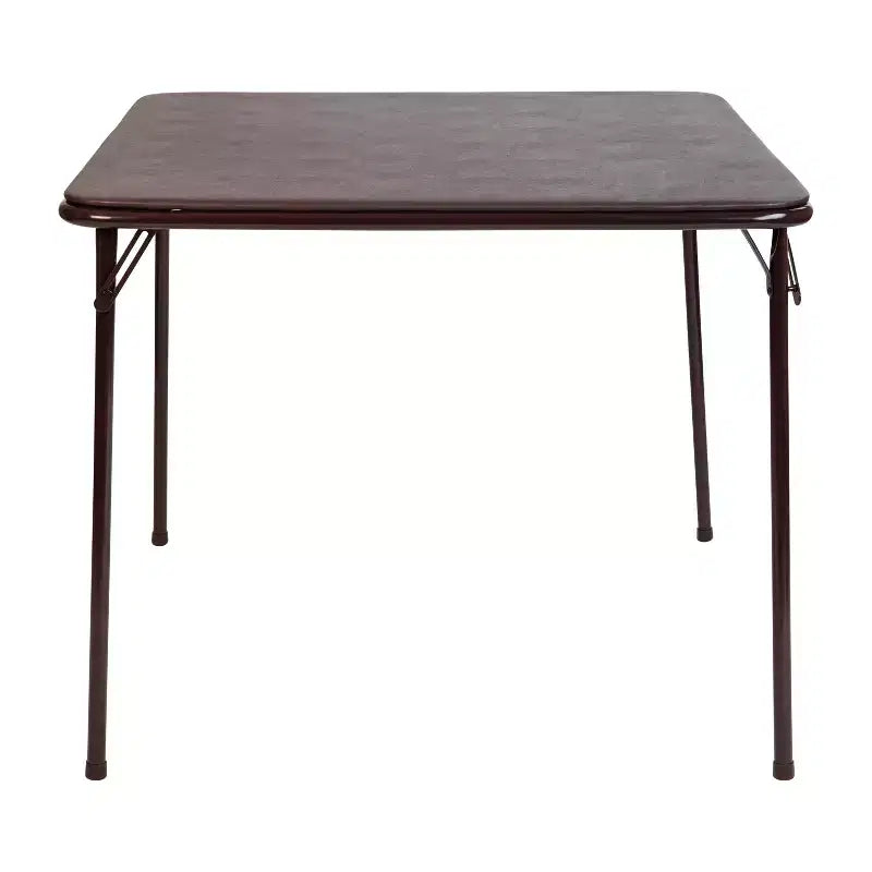 Foldable Card Table with Padded Vinyl Top – Seats 4, Portable Folding Design