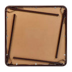 Foldable Card Table with Padded Vinyl Top – Seats 4, Portable Folding Design