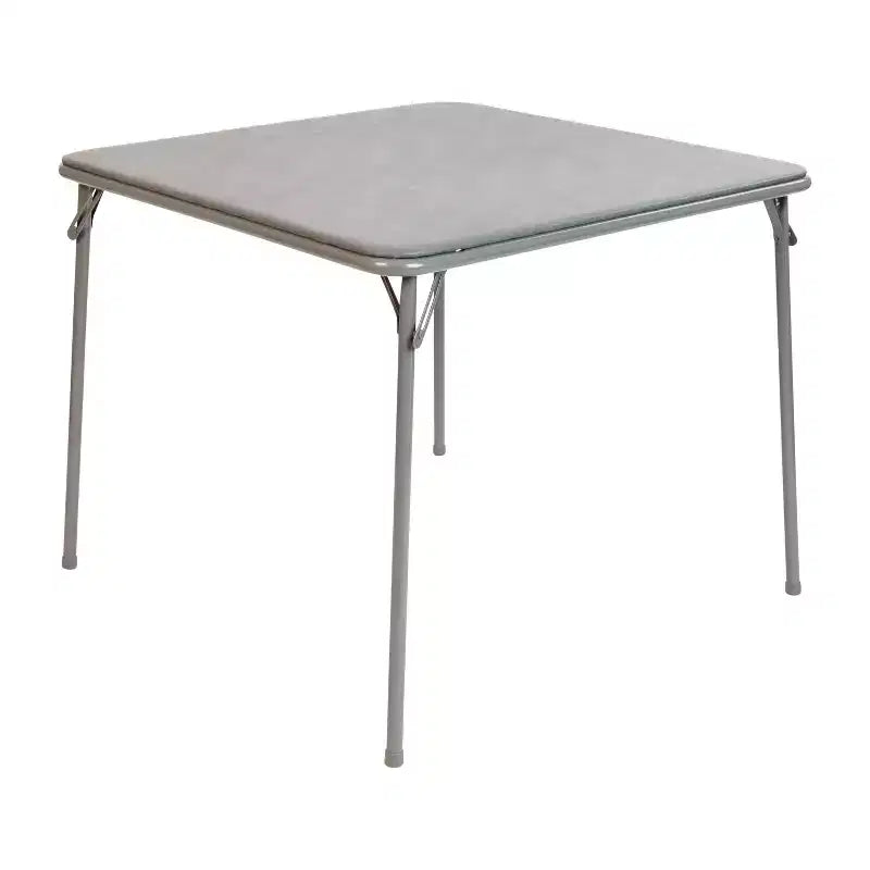 Foldable Card Table with Padded Vinyl Top – Seats 4, Portable Folding Design