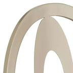 Mid-Century Modern Upholstered Barstool with Metal Frame